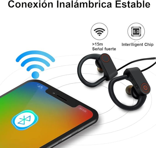 Audifonos Inalambricos Bluetooth con microfono MJ67 Manos Libres, Deportes