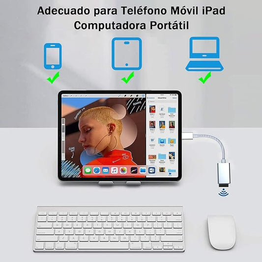 Conector Adaptador USB-C a Plug 3.5mm SM