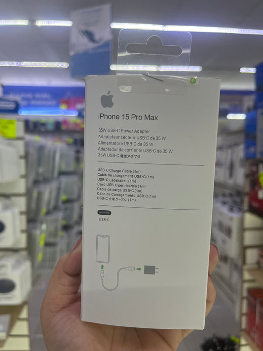 Cargador de 35W para iPhone 15 Pro Max: Carga Rápida y Eficiente - Ditecmex